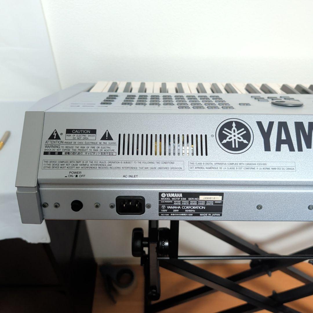 YAMAHA] MOTIF ES6 動作確認済 動画あり - メルカリ