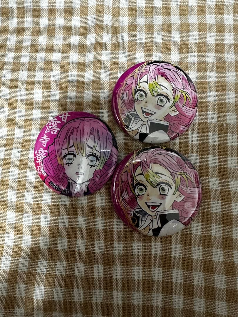 鬼滅の刃 甘露寺蜜璃 缶バッジ まとめ売り - メルカリ