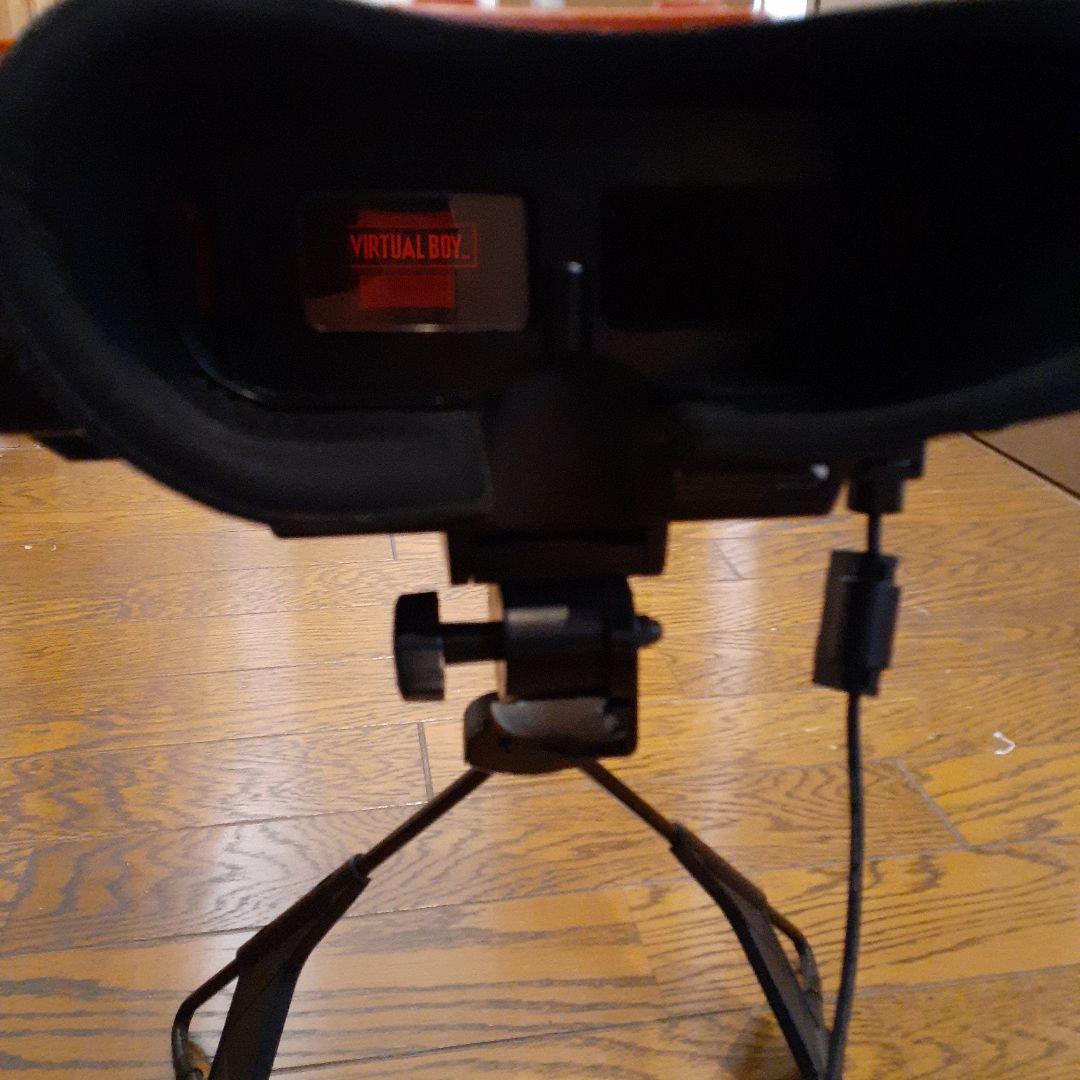 バーチャルボーイ本体 箱なし ACアダプタタップ、レッドアラーム