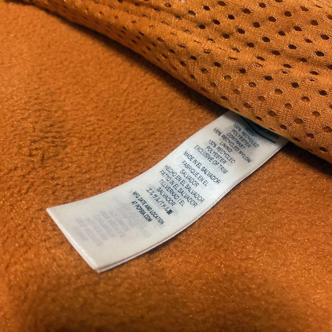 当日発送フォロー割FA24 patagonia フリースベスト XL オレンジ - メルカリ
