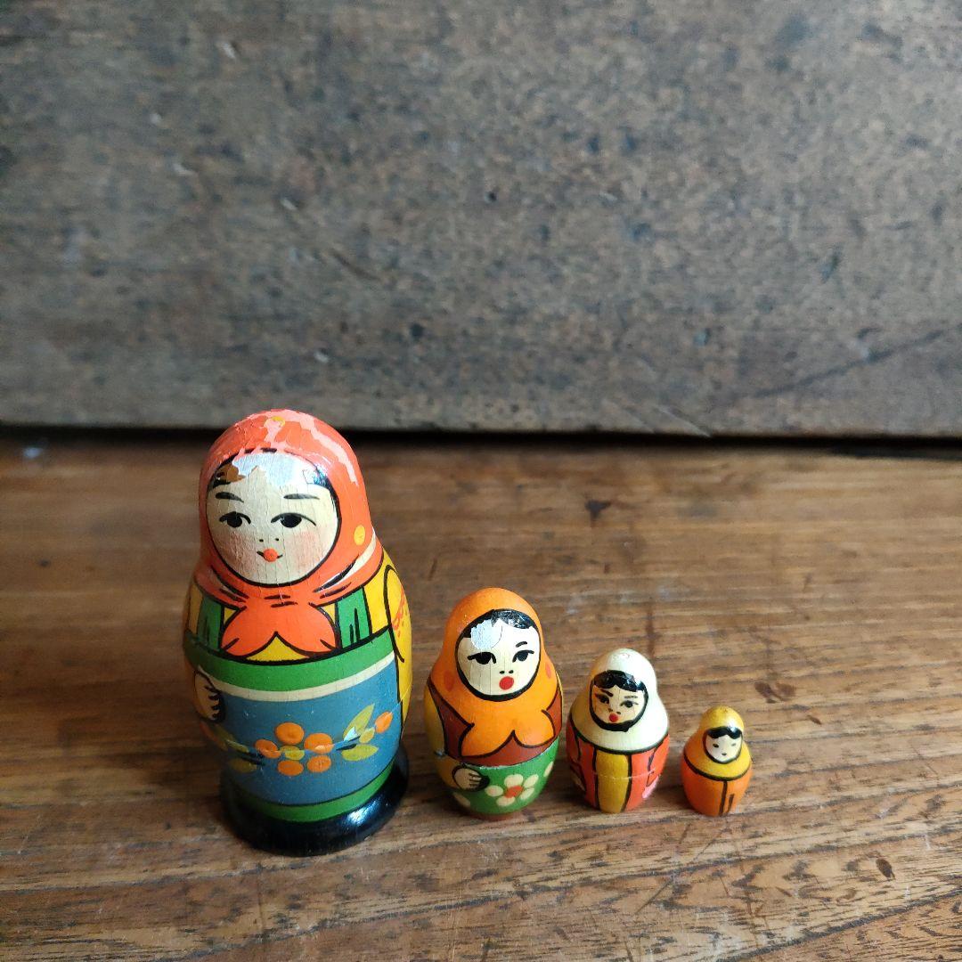 旧ソ連 ロシア USSR 旧ソビエト連邦製 マトリョーシカ人形 全部で