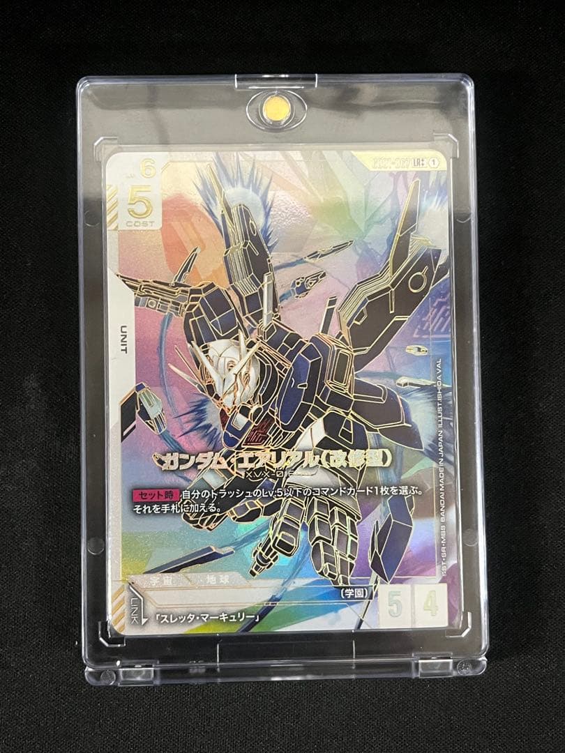 ガンダム・エアリアル 改修型 LR++ ガンダムカードゲーム ガンダム】※プレイ用特価品※ガンダム・エアリアル（改修型）【LR++