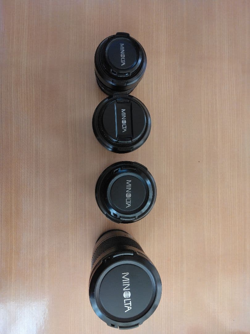 ミノルタAFズーム4本セット ミノルタAFズーム4本セット ミノルタAFズーム4本セット