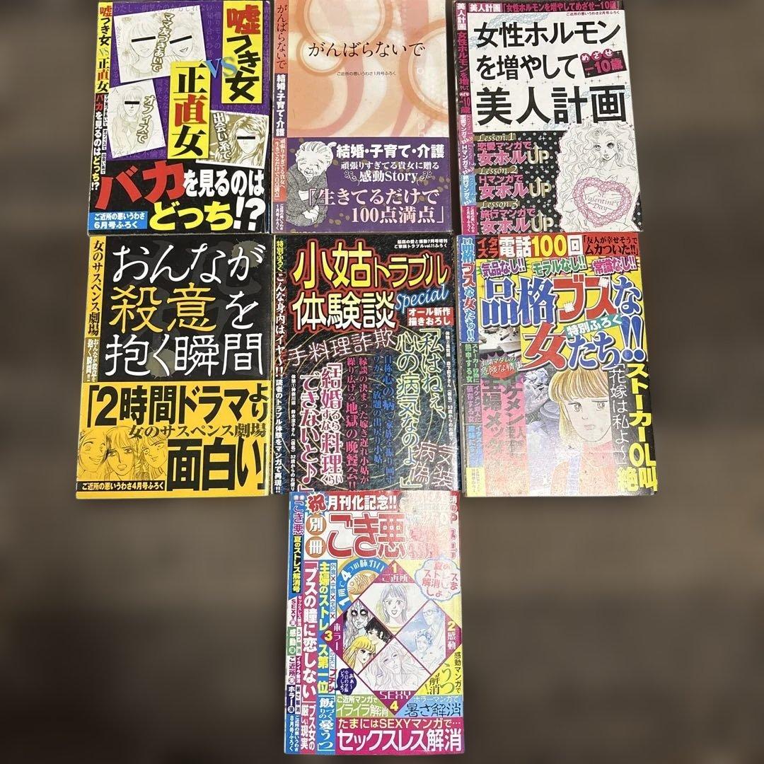 コフィー　レディースコミック　レディコミ　8冊セット　おまけ小冊子7冊付き