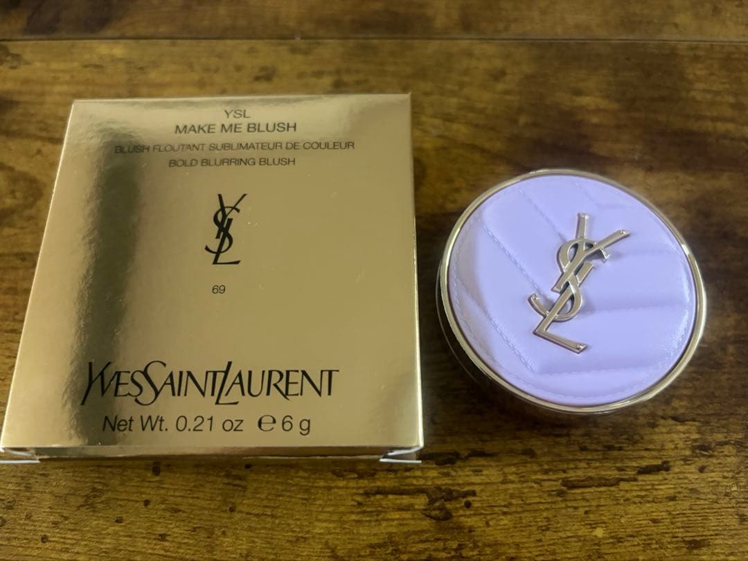 イブサンローランメイクミーブラッシュパウダーS69チークラベンダーラスト限定色 ブルベ歓喜】イヴ・サンローランの新作リキッドチーク