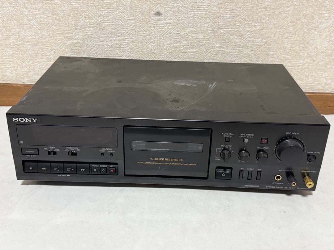 ジャンク品 SONY ソニー TC-RX1000T カセットデッキ 本体のみ - メルカリ