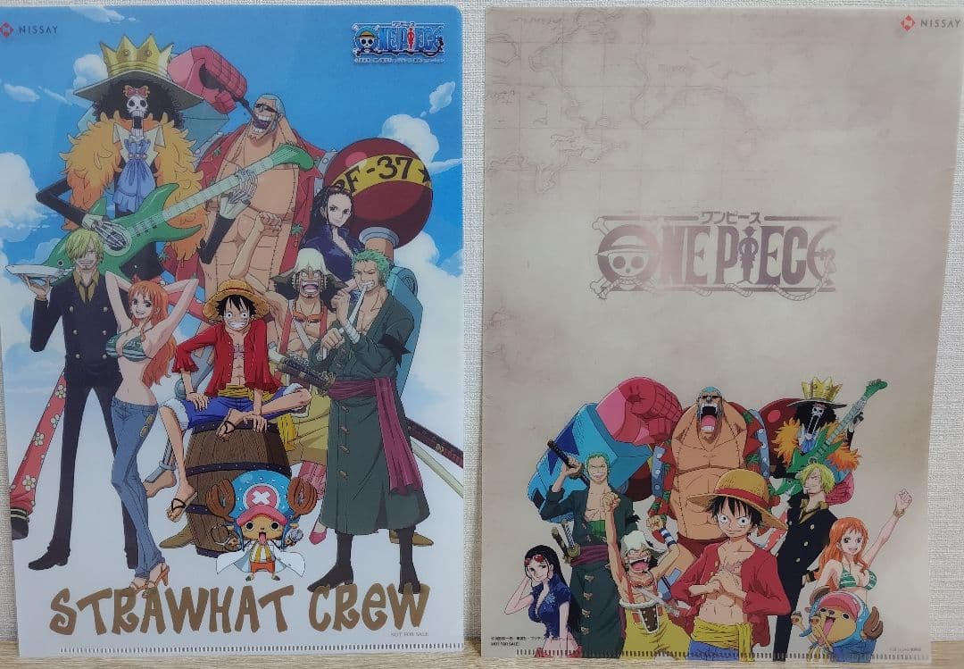 非売品 ワンピース 下敷き A4クリアファイル 2枚セット - メルカリ