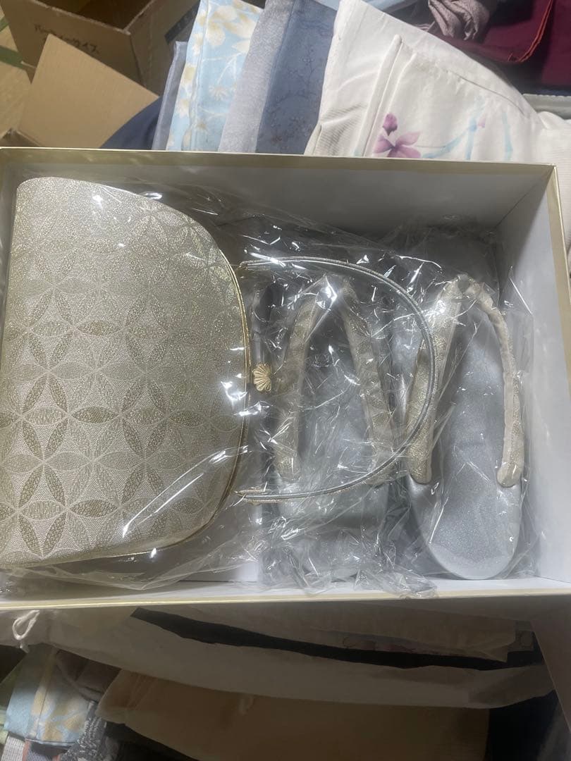 きもの　やまと　和装用バッグ 草履セット 振袖用草履バッグセット 桜 黒 | 振袖 | やまとオンラインストア