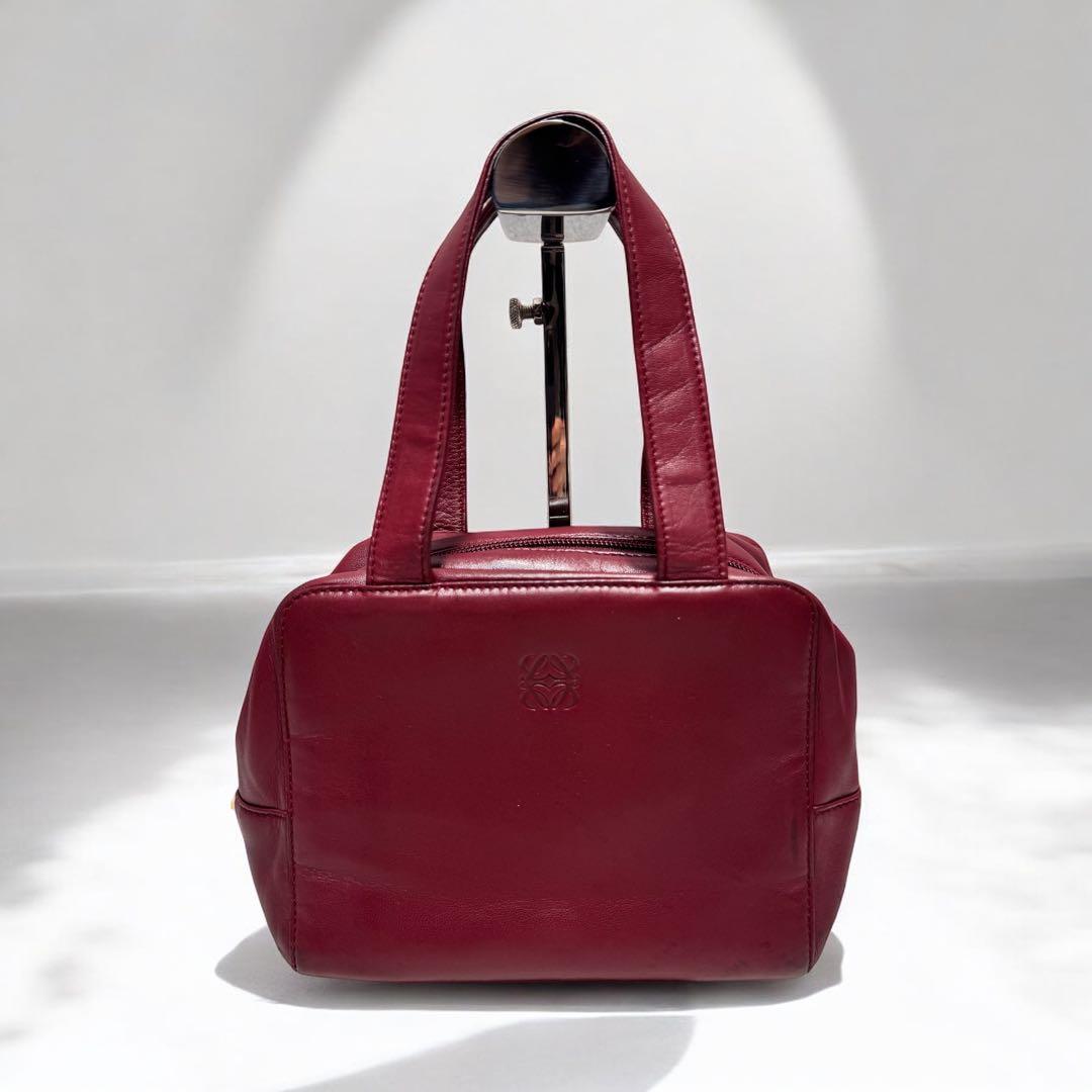 美品✨LOEWE ロエベ アナグラム ハンドバッグ ミニバッグ ナッパレザー