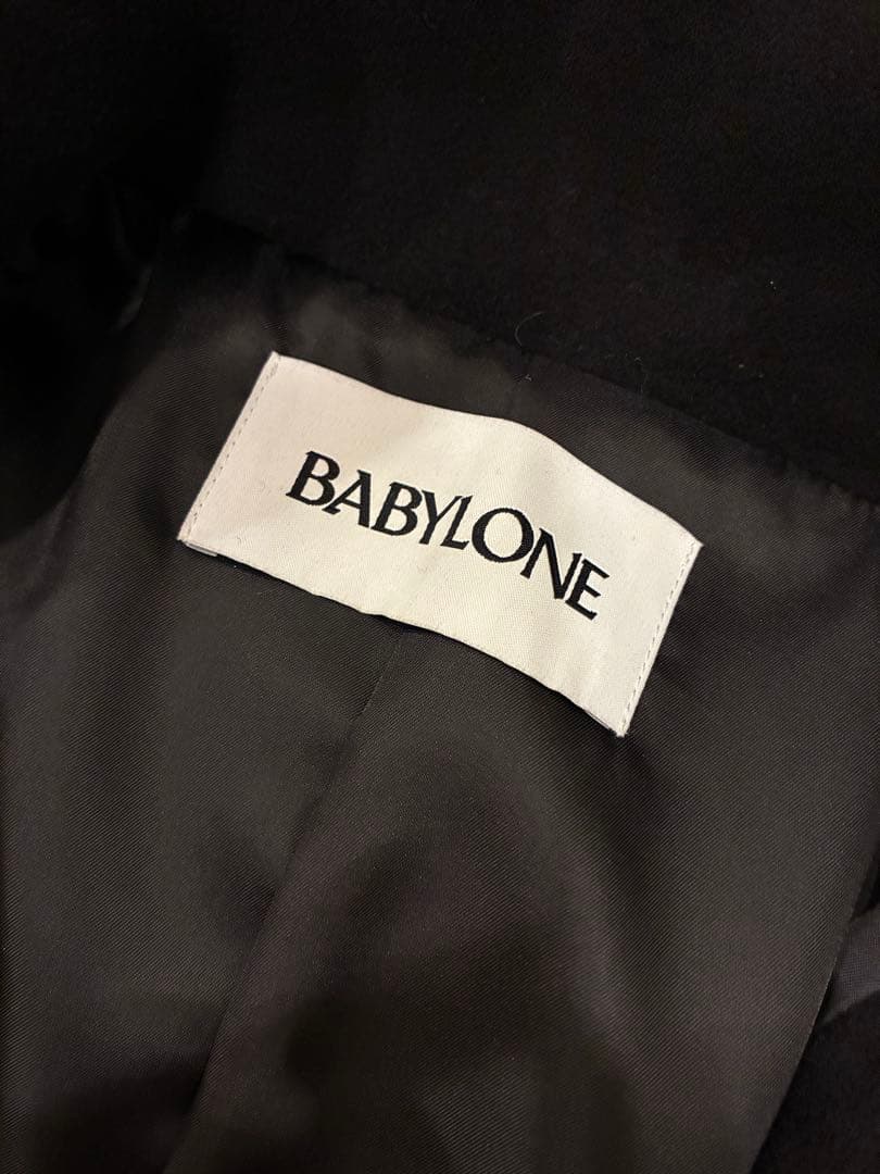 BABYLONE】バビロン⭐︎未使用 ウールドルマンコート黒 - メルカリ
