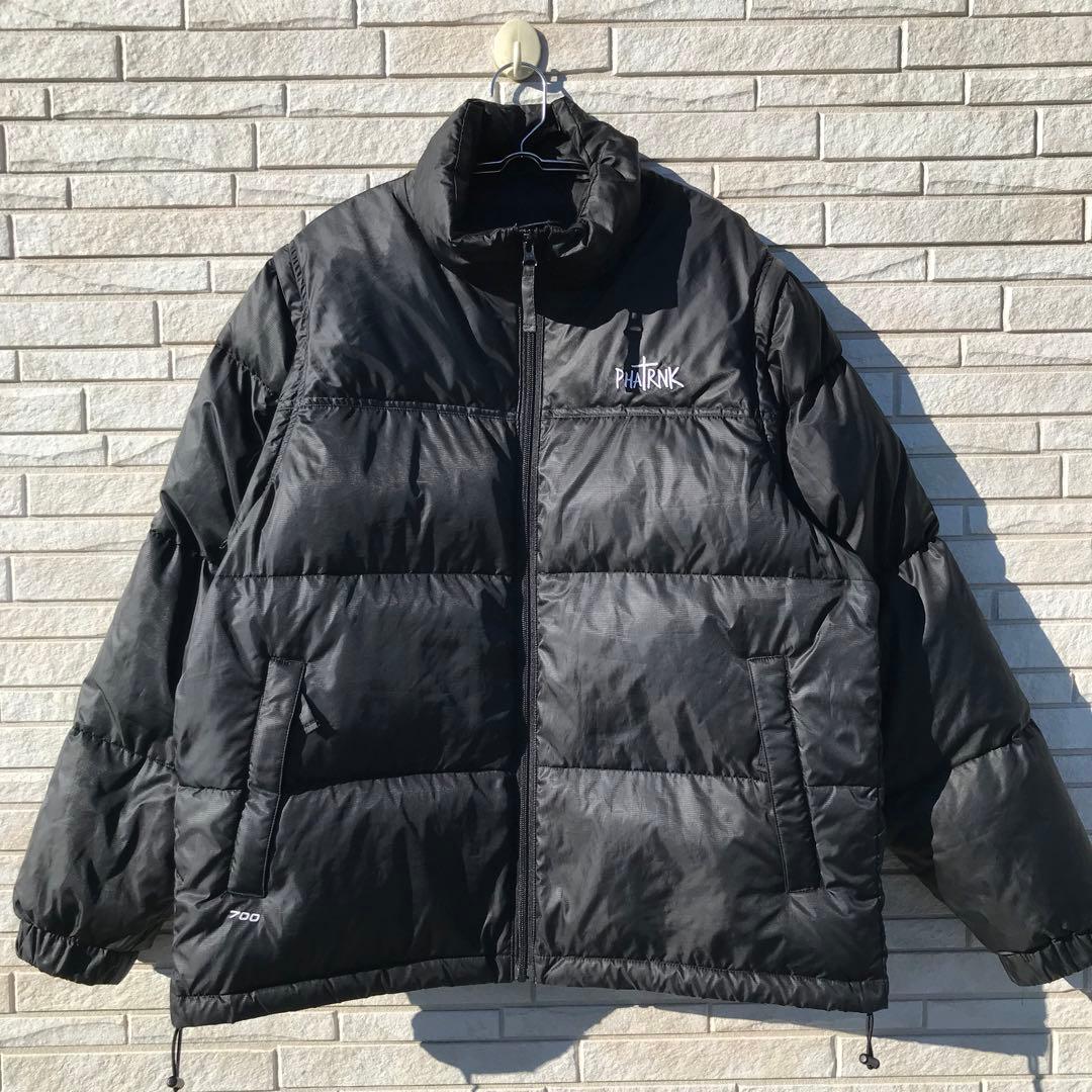 PHATRNK ファットランク ダウンジャケット L ブラック ダウンベスト