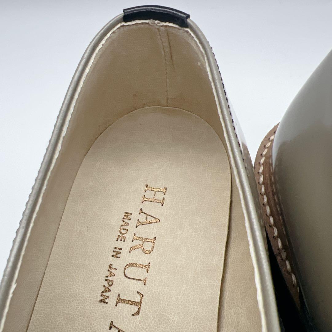 未使用級】ハルタ 【23.5】 HARUTA サドルシューズ - メルカリ