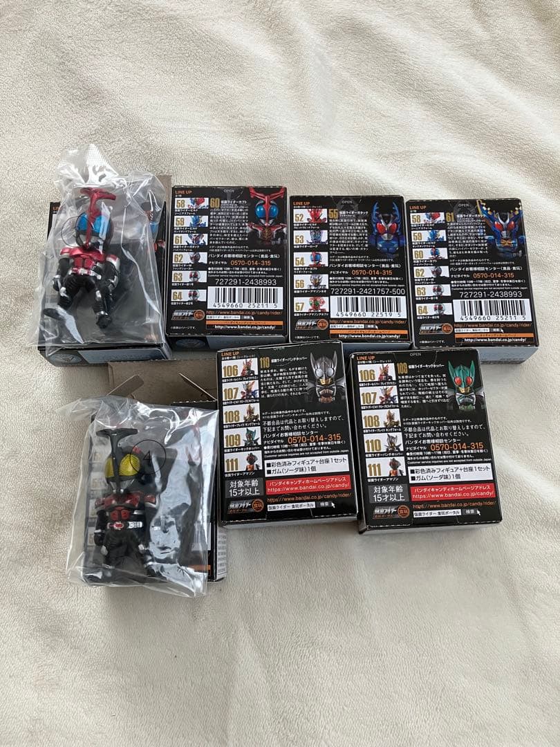 仮面ライダーカブト CONVERGE 7体セット - メルカリ