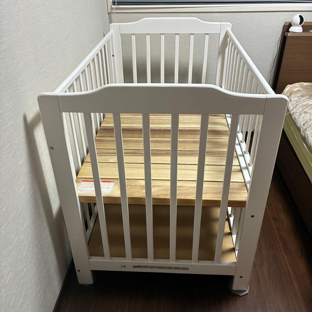 愛知県直接引取】カトージ ベビーベッド タチベッド 床板すのこ KATOJI