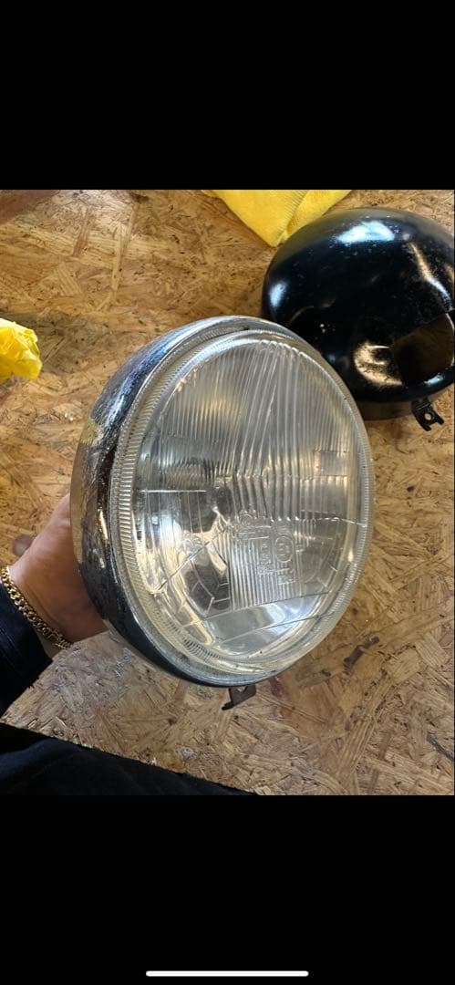 シビエ凹みヘッドライト　当時物　希少 Yahoo!オークション - 当時物 本物 CIBIE シビエ 凹み ヘッドライト/ C