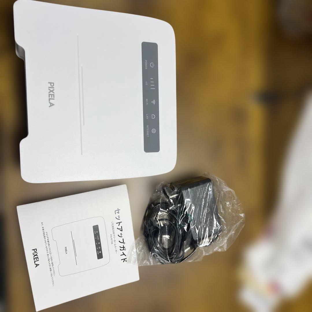 PIXELA PIX-RT100 SIMフリー4Gルーター本体 - メルカリ