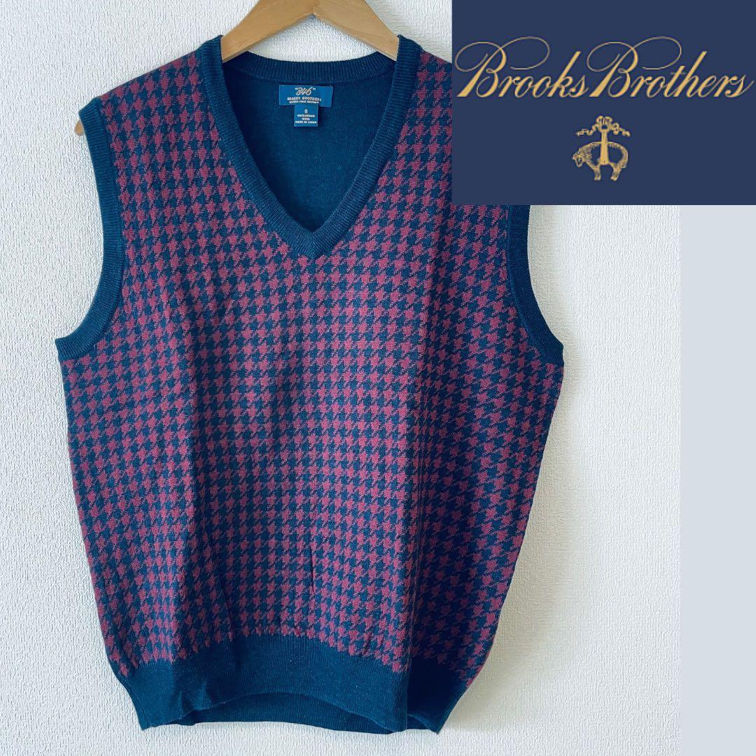 重宝するベスト　BROOKSBROTHERSブルックスブラザーズメリノウール メリノウール Vネックベスト | Brooks Brothers Japan (ブルックス