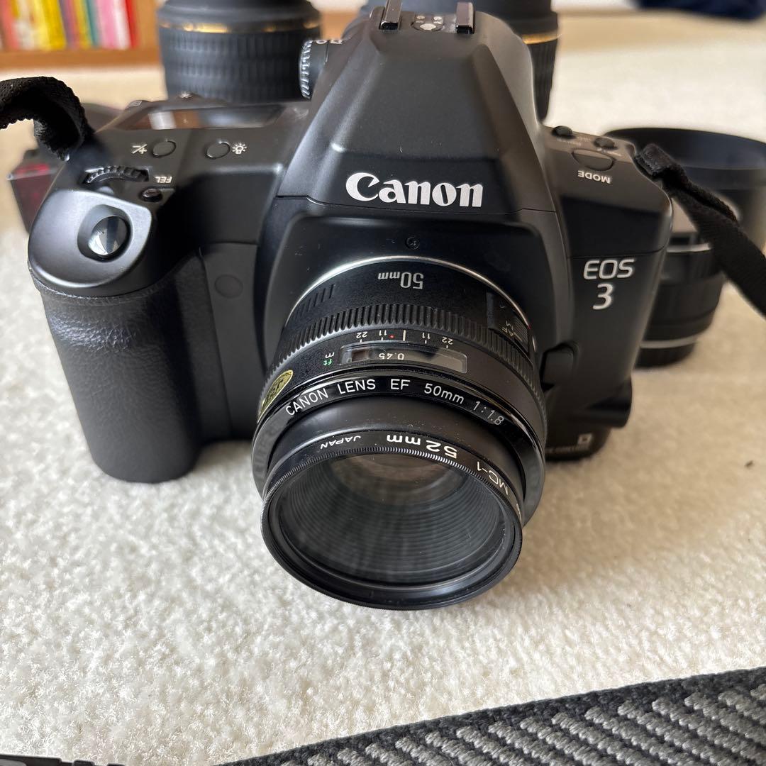値引き交渉不可】Canon EOS 3 フィルムカメラ レンズ 付属品セット