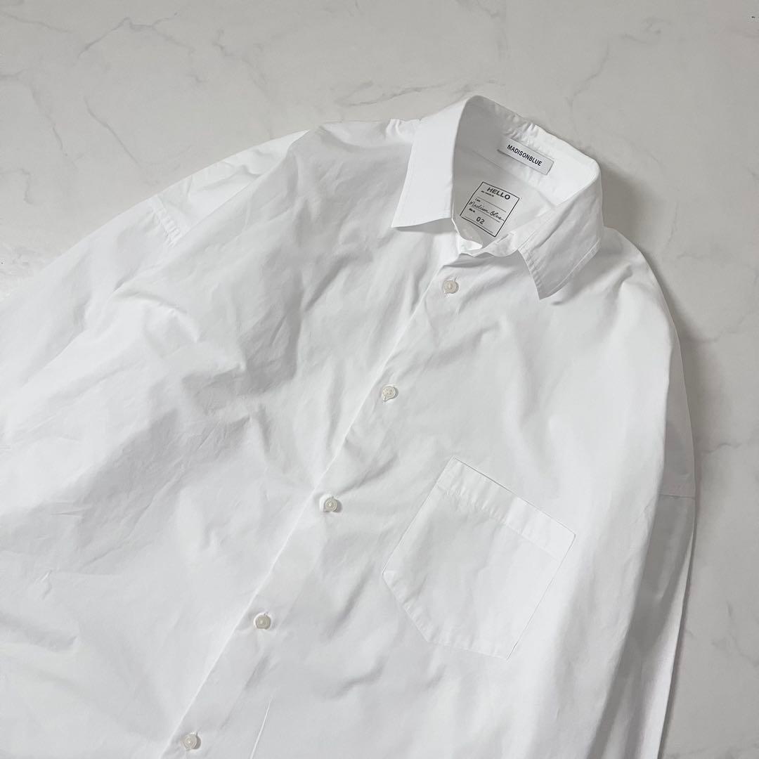 美品 希少サイズ マディソンブルー J.BRADLEY 長袖シャツ B刺繍 02