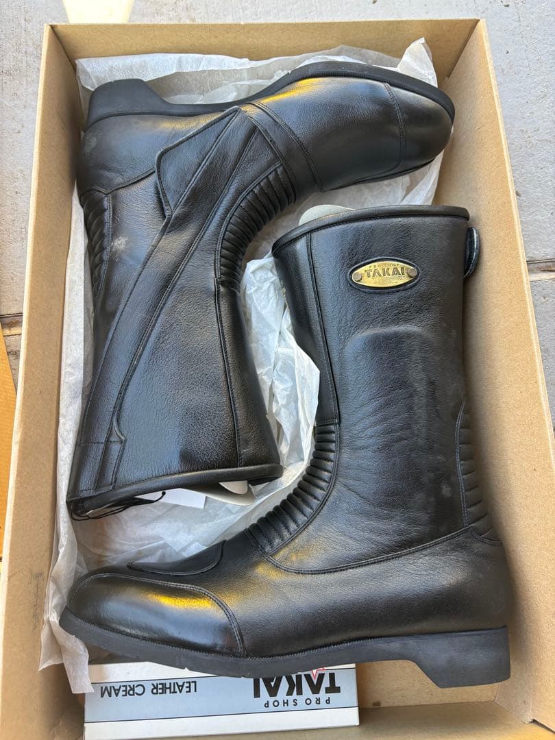 【新品未使用】プロショップタカイ ブラック ブーツ 当時物 27cm Yahoo!オークション -「プロショップタカイ」の落札相場・落札価格