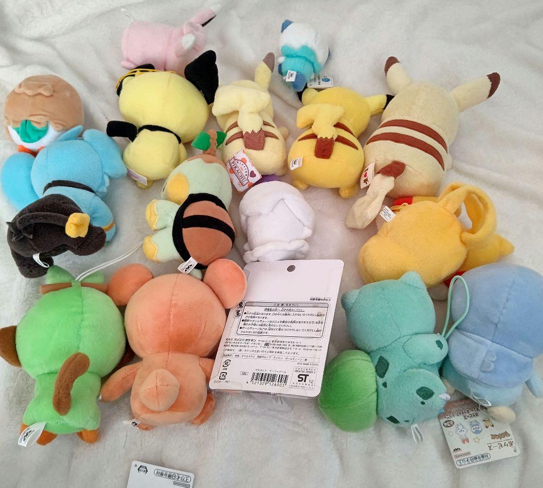 ポケモン ぬいぐるみ マスコット ボールチェーン 35体 まとめ売り