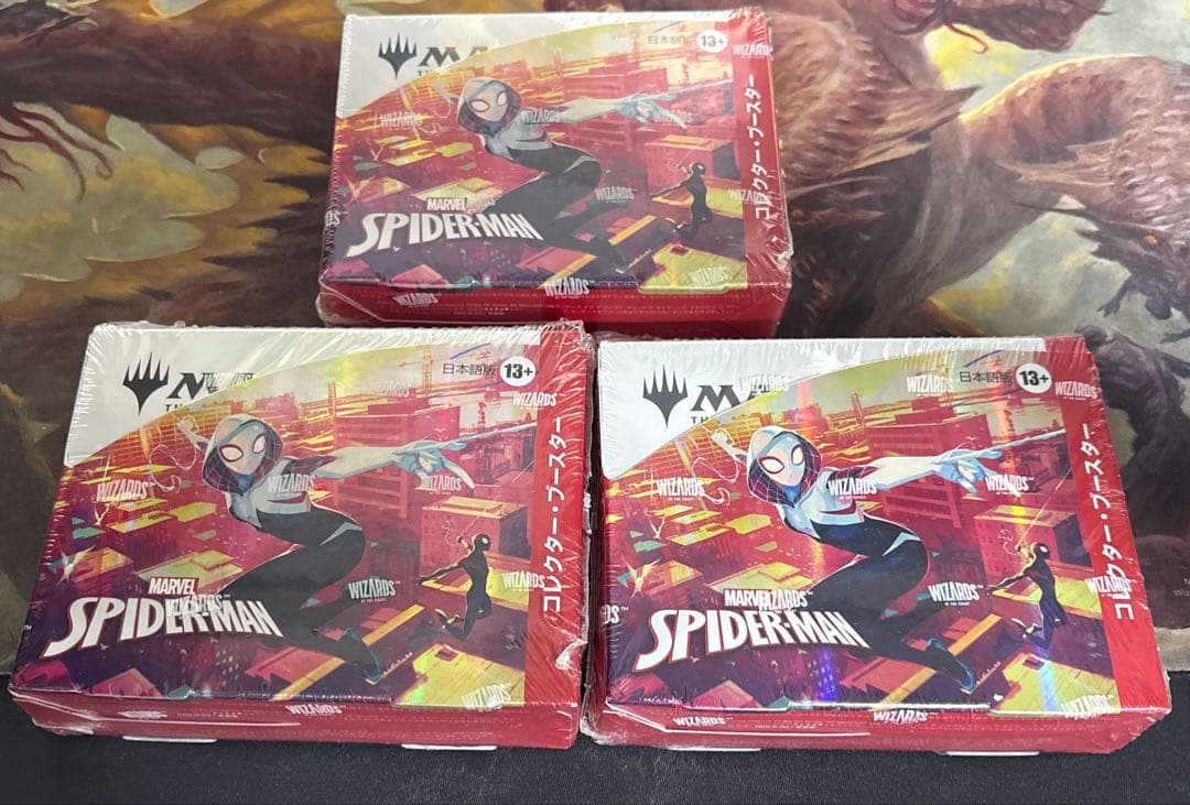 た*ー様 【シュリンク付き】MTG スパイダーマン コレクターブースター 日本語 MTG】スパイダーマンのコレクターブースター限定カードはこれだけある