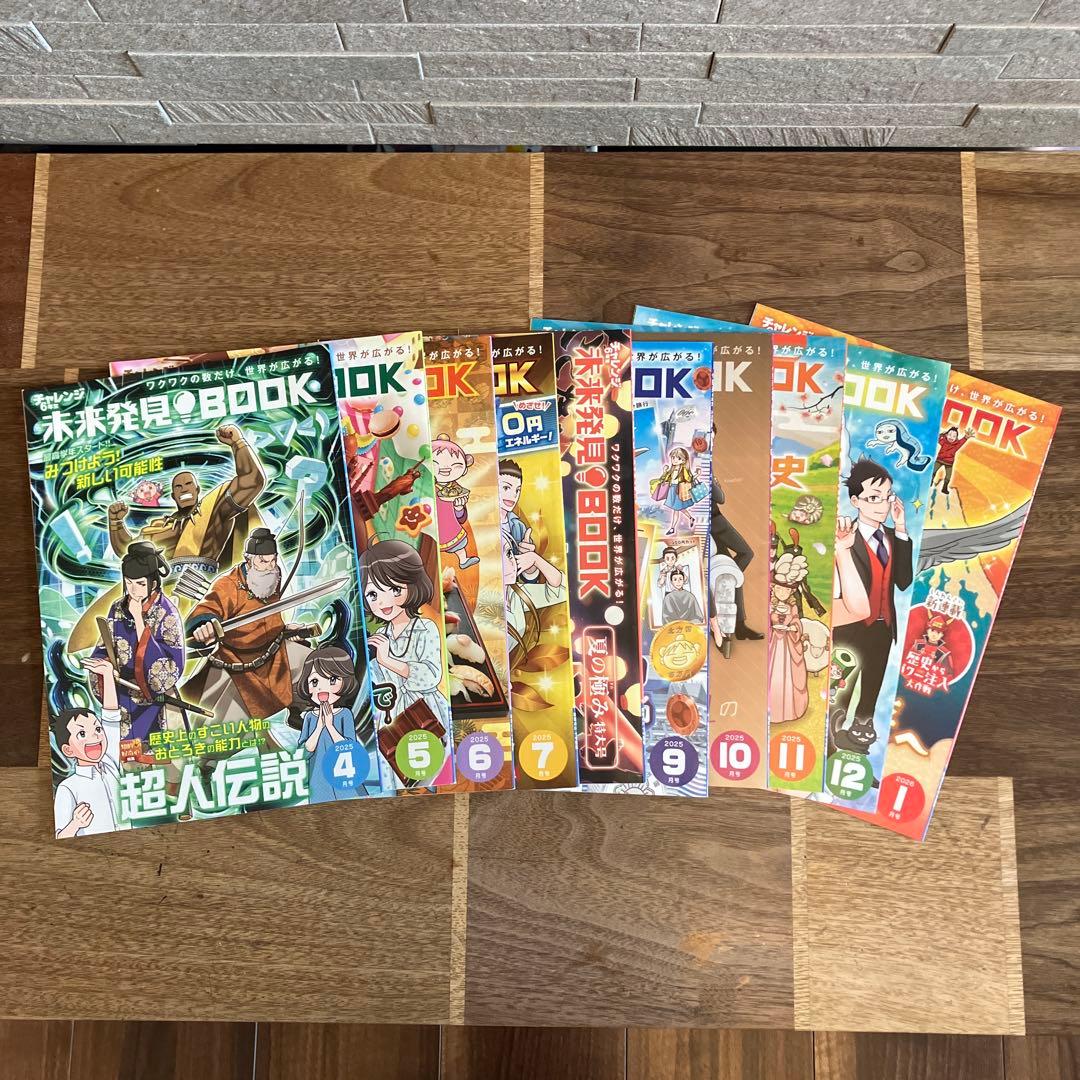 2025年度版 チャレンジ6年生 未来発見 BOOK 10冊セット 小学校 勉強