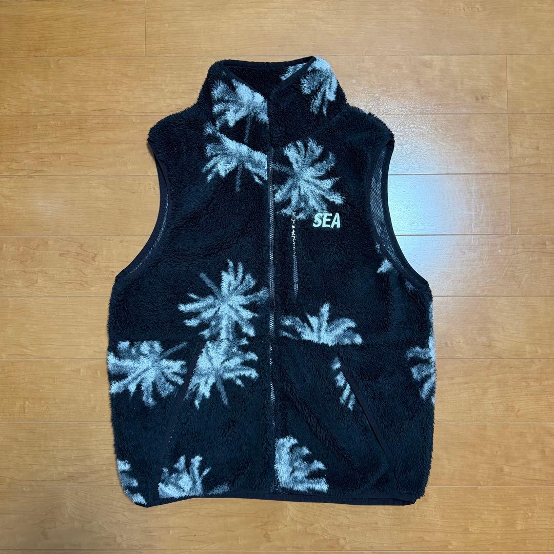 WIND AND SEA WDS Palm Tree Fleece Vest - メルカリ