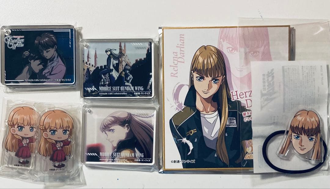 新機動戦記ガンダムw　リリーナ・ドーリアン　セット STRICT-G『新機動戦記ガンダムW』アクリルキーホルダー リリーナ