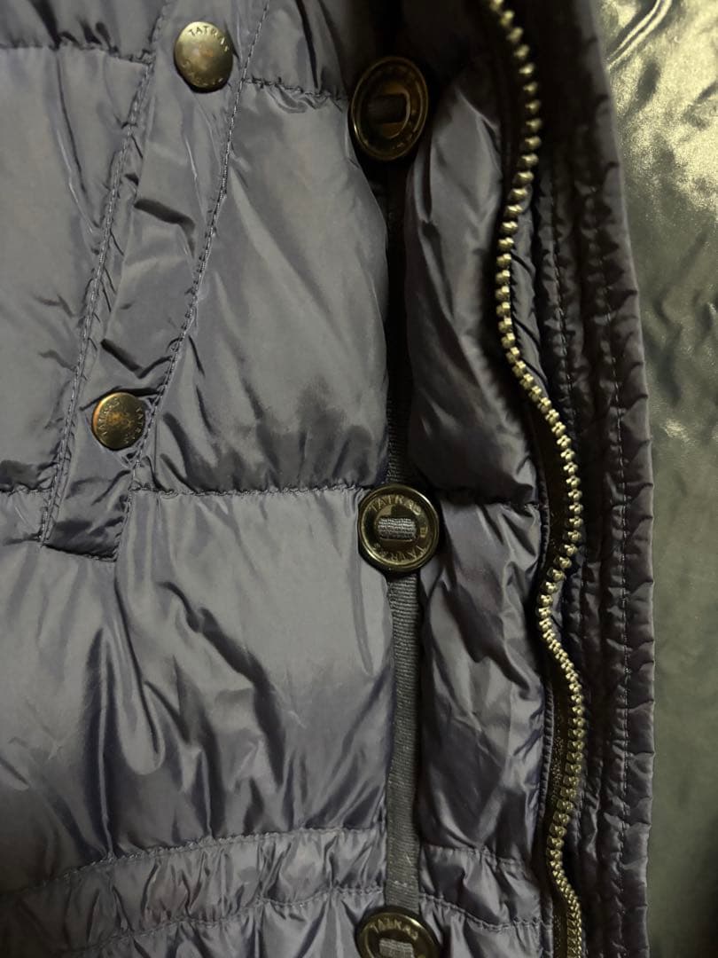 良品MTA13A4193タトラスTATRASネイビーダウンジャケットフード付き