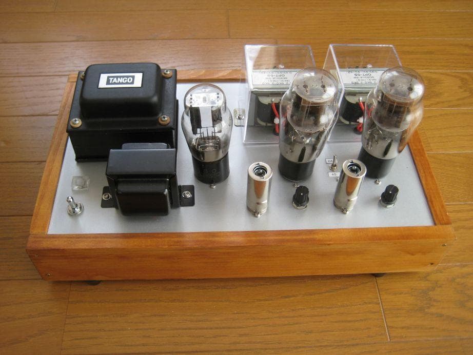 真空管アンプ４５・２Ａ３兼用シングル・アンプ / 出力管は２Ａ３付（自作品） 45シングルアンプ・総集編 - おんにょの真空管オーディオ