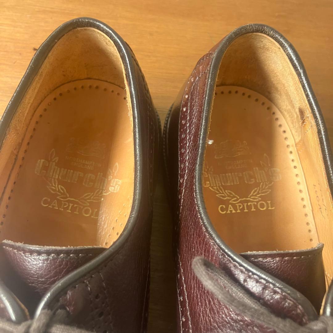 美品 貴重 旧チャーチ キャピトルライン ビンテージ 34ラスト LOGAN