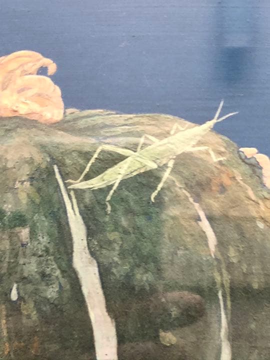 ハロウィンの季節❗️日本美術院院友 宮野孝司 肉筆日本画「栗坊」