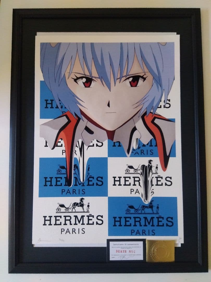 額付き】アートポスター エヴァンゲリオン 綾波レイ - メルカリ