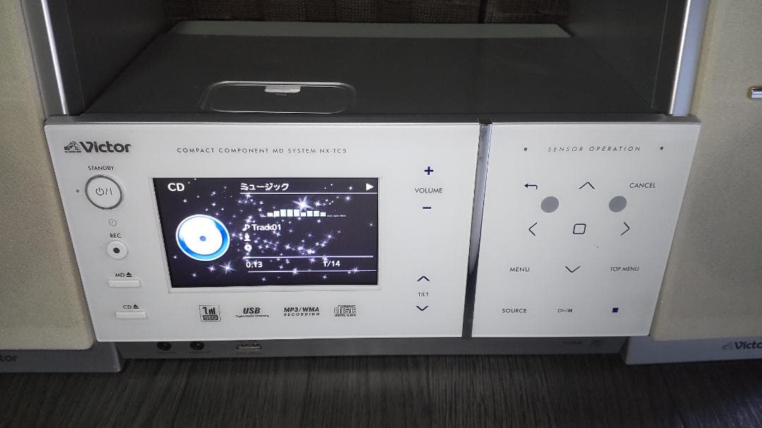 ビクターVictor コンポ NX-TC5-W（CA-NXTC5ーW）CD MD - メルカリ