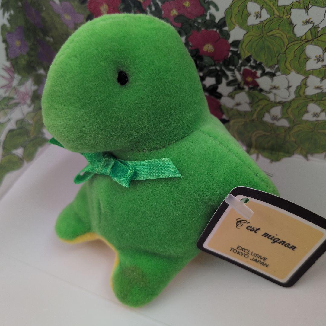 栞様 専用】セ・ミニョン 手乗り ぬいぐるみ ドラゴン 緑 恐竜