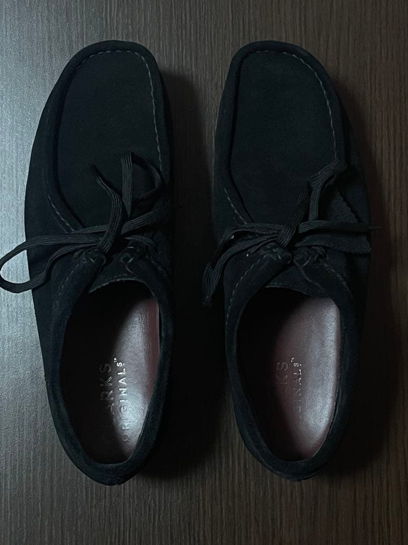 黒 clarks wallabee 26.0cm goretex gtx