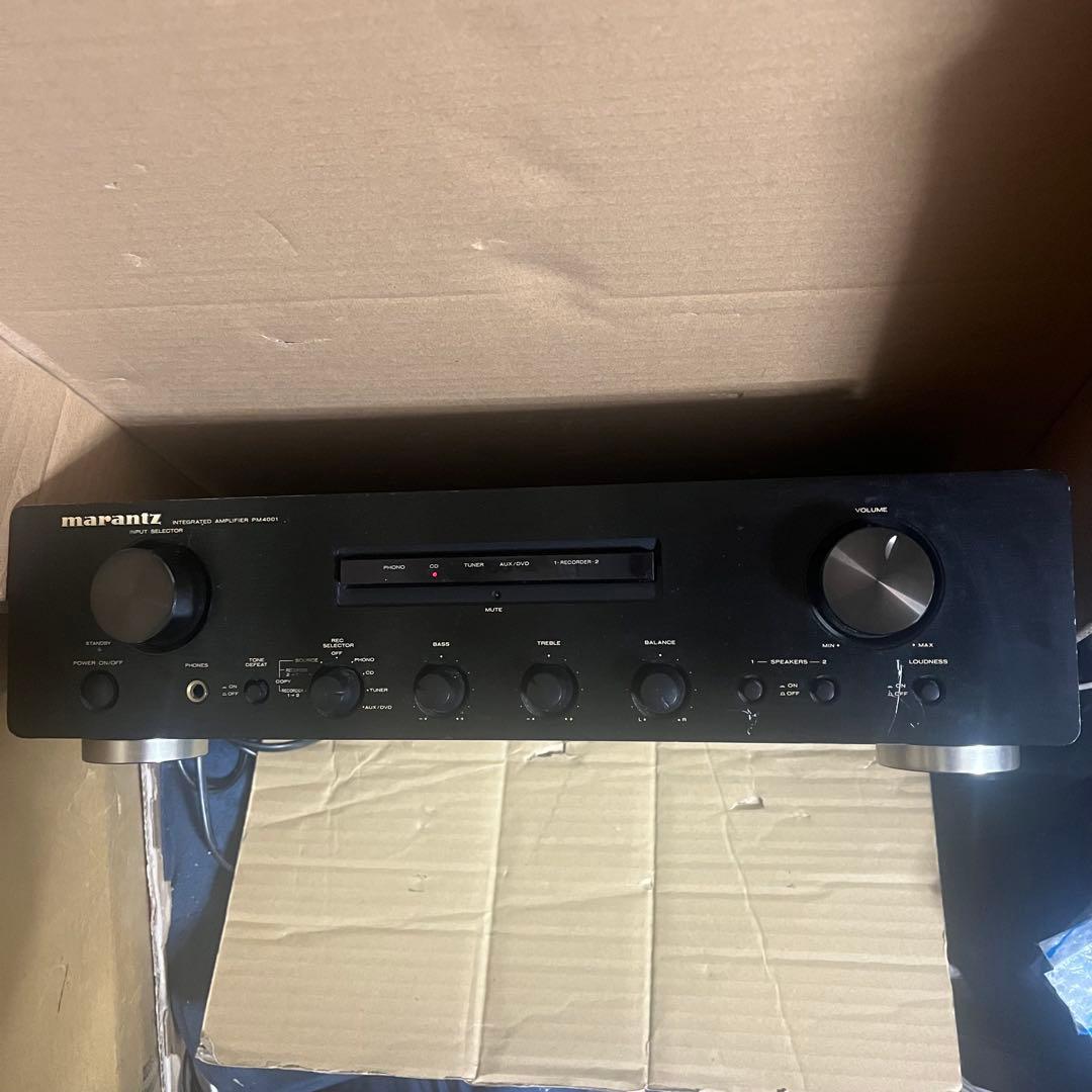 marantz PM4001 プリメインアンプ ブラック Marantz PM4001 Amplifier | Phono | Stereo | Tone Control | Black