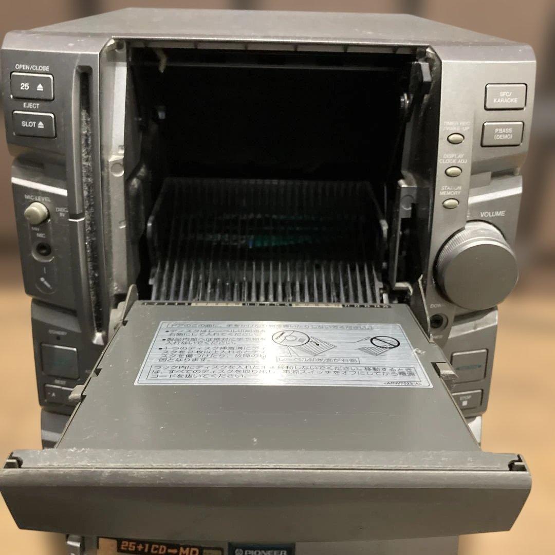 PIONEER XR-P5MD ミニコンポ CD MD カセットデッキ - メルカリ