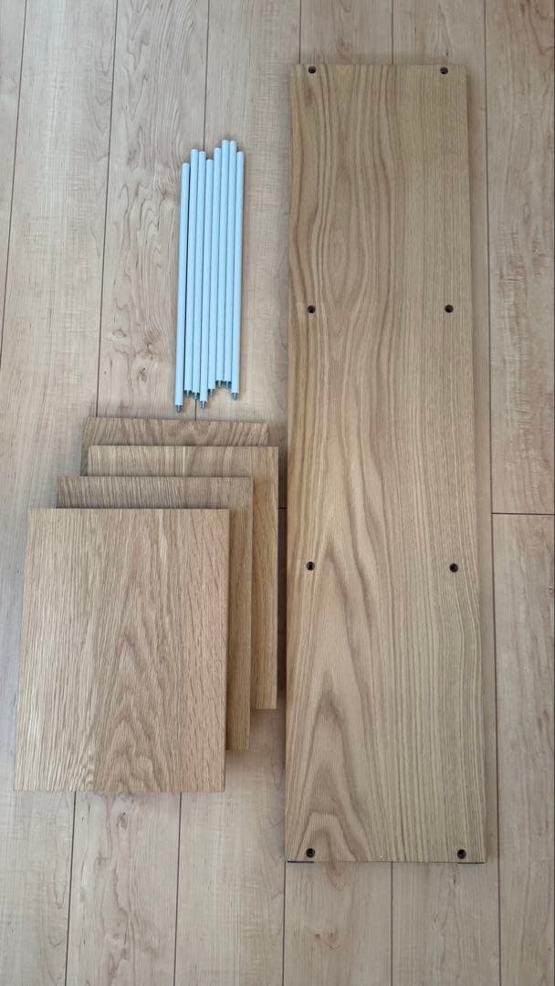 桃さま　無印良品　スタッキングシェルフ・追加３段 スタッキングシェルフ・追加3段・ウォールナット材 | 無印良品