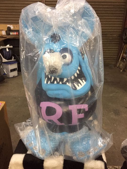 ラットフィンク ビックバンク 貯金箱フィギュア超限定カラー ブルー 青色