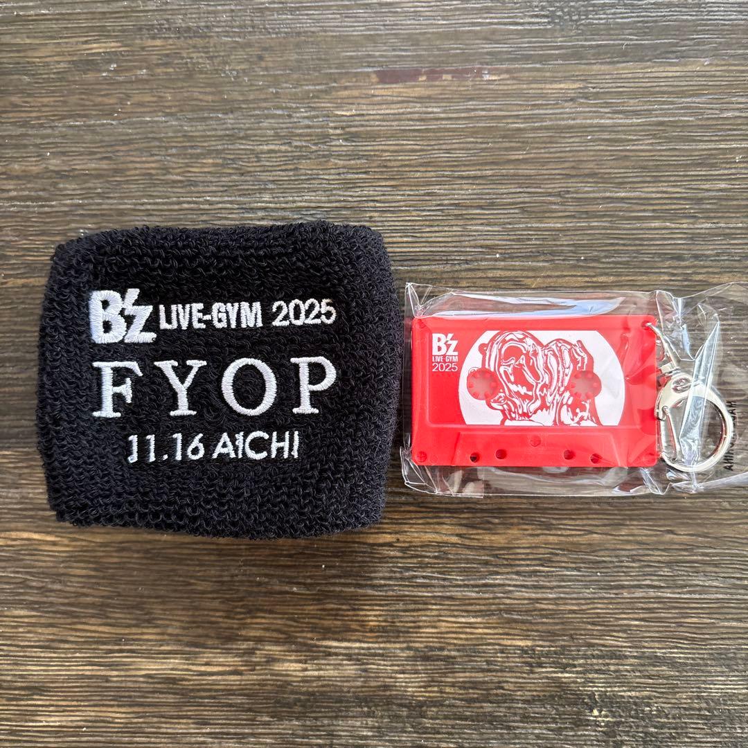 B'z 2025-FYOP-愛知会場限定ガチャ リストバンド/カセットチャーム