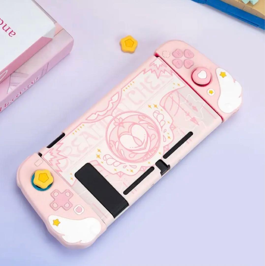 Switchカバー カードキャプターさくら パープル 夢かわいい - メルカリ