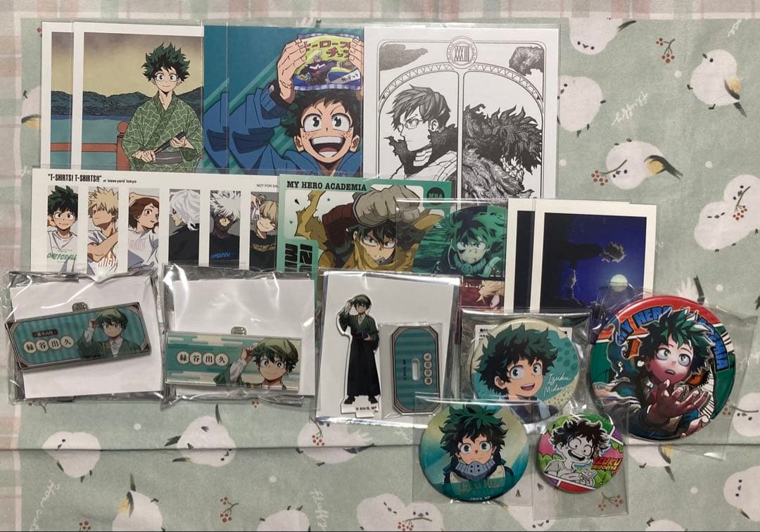 ヒロアカ 緑谷出久 缶バッジ ポスカ アクスタ 花やしき - メルカリ