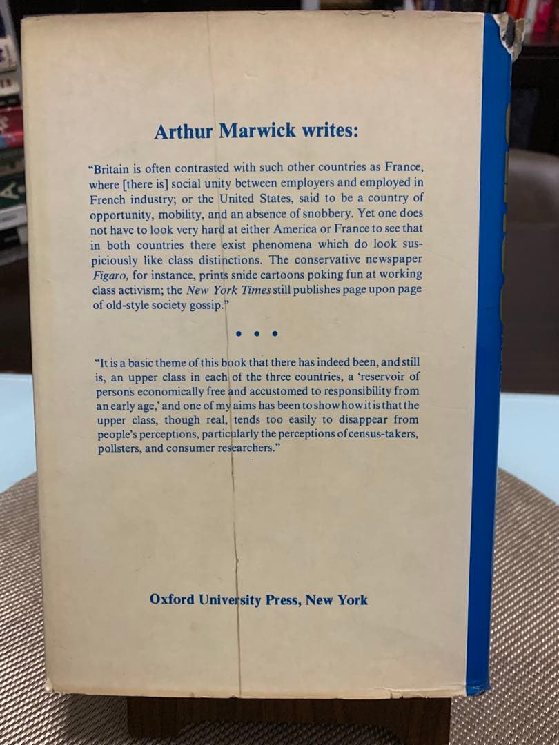 希少　CLASS Arthur Marwick