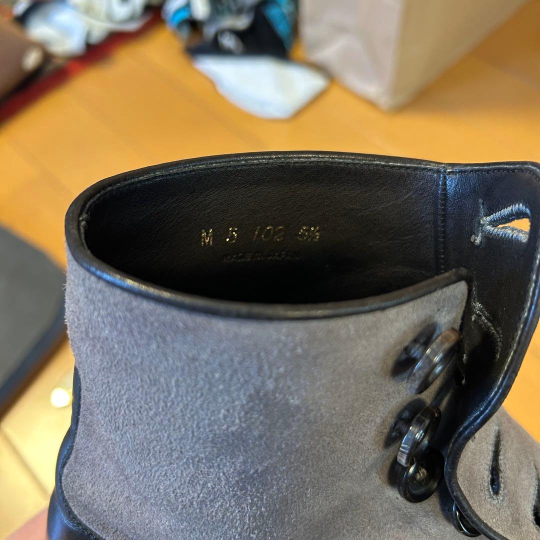 ⑨*)様 大塚製靴 ボタンブーツ OTSUKA M-5 革靴 27 ビジネスシュ