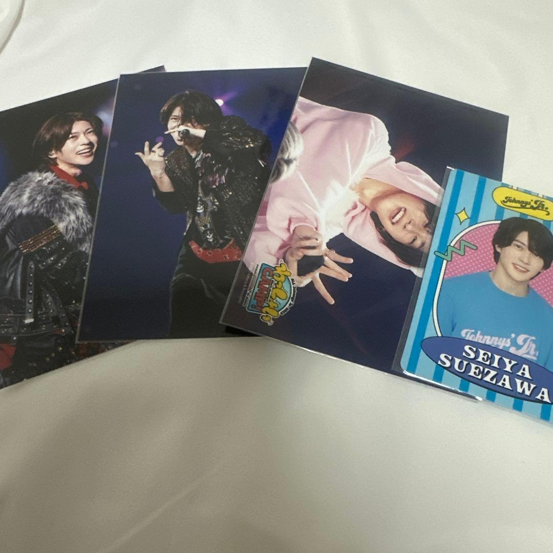 末澤誠也 公式写真117枚 チェキ風カード セット - メルカリ