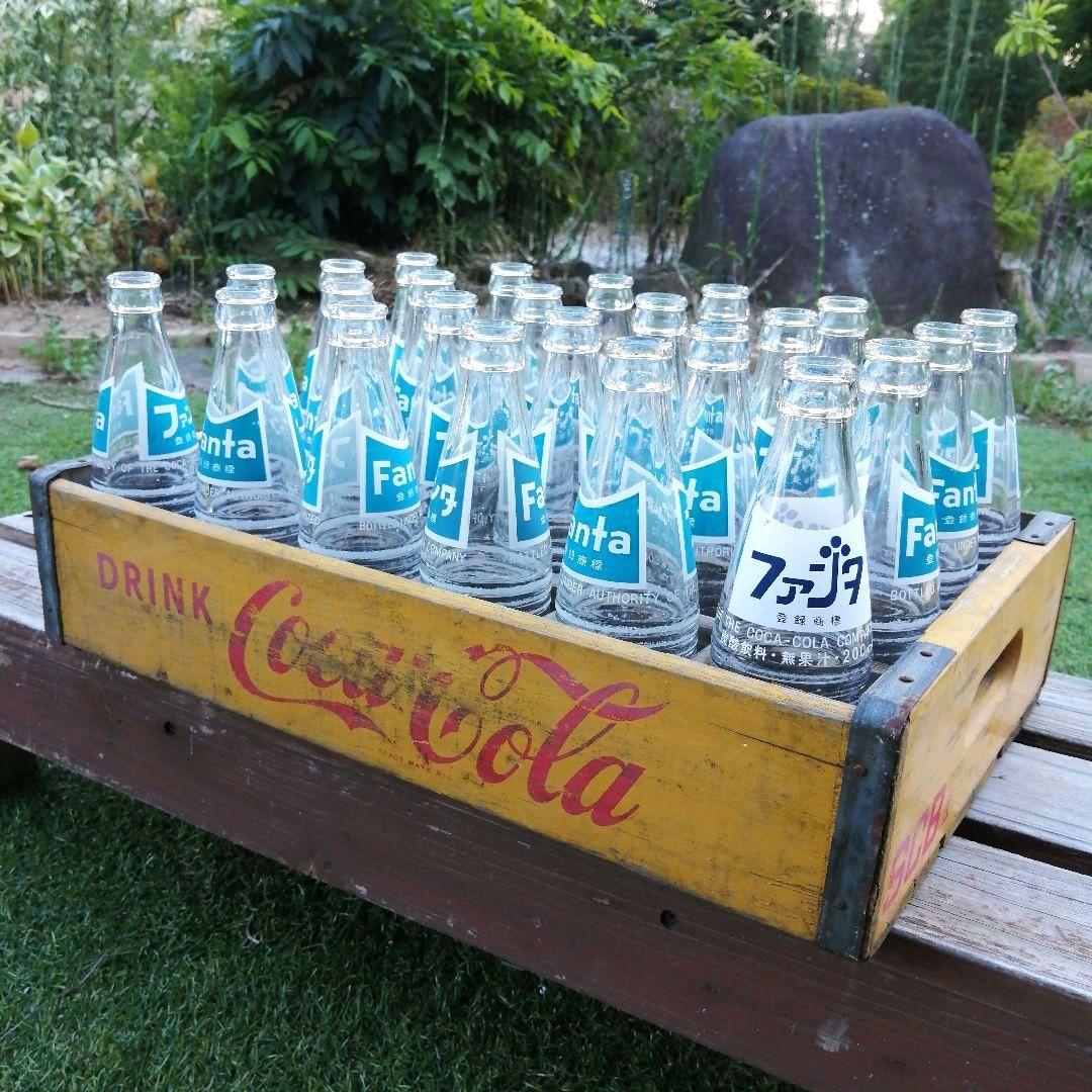 ✦1971年製　ファンタビン✦ビンテージ　コカコーラ　木箱《昭和レトロ感満載≫ ✦1971年製 ファンタビン✦ビンテージ コカコーラ 木箱《昭和レトロ感