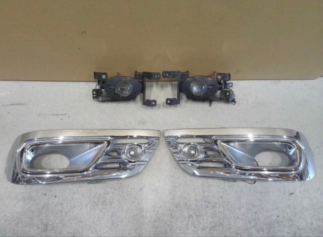 ステップワゴンrk5 純正メッキフォグガーニッシュ ステップワゴンスパーダ RK5 RK6 前期 メッキ フォグ ライト ランプ