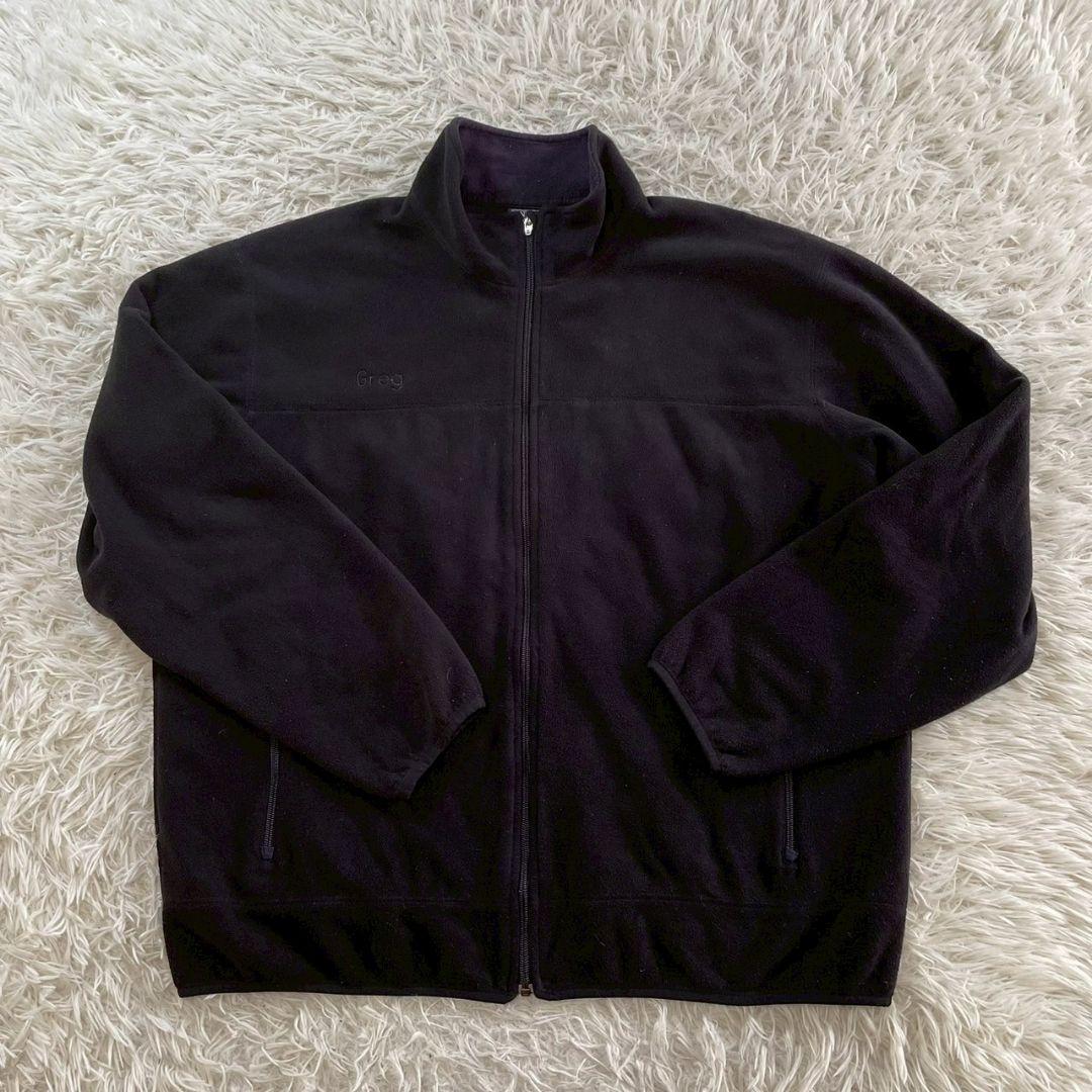 LANDS'END ランズエンド】ロゴ入 フリースジャケット ジップアップ